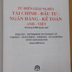 TỪ ĐIỂN TÀI CHÍNH, ĐẦU TƯ, NGÂN HÀNG, KẾ TOÁN  522206