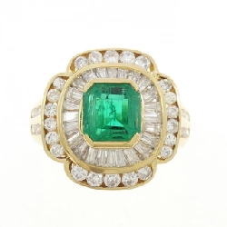 Nhẫn Emerald 750YG/750WG - Hàng hiệu Authentic 851428