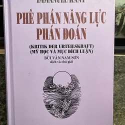 Phê phán năng lực phán đoán Immanuel Kant BÌA CỨNG