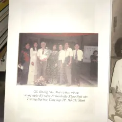 Giáo sư - Nhà giáo nhân dân Hoàng Như Mai với đồng nghiệp và môn sinh 762518