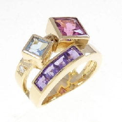 Nhẫn đá màu Tasaki - Hàng hiệu Authentic