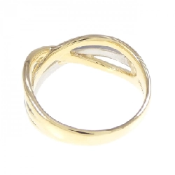 Nhẫn kim cương K18YG/PT900 0.05CT 670713