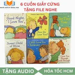 Sách  nhập - I love you Caroline Jayne Church 6 cuốn giấy cứng dày kèm file nghe
