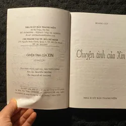 [chữ ký] Chuyện tình của Xin- tác giả Hoàng Cát, 1068026