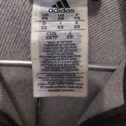 Áo Nỉ Chống Nắng Unisex Xám Adidas Size XS 713773