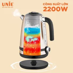 Ấm siêu tốc UNIE UEK1762C dung tích 1.7L, công suất 2200W 763650