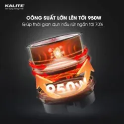 🔥 KALITE KPC6088 – Nồi áp suất đa năng, hầm xương, ninh thịt siêu nhanh! 707476