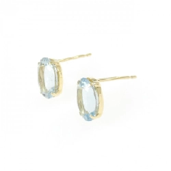 K18YG Aquamarine Bông tai 2.00CT - Hàng hiệu Chính hãng 864404