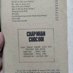 Chấp Nhận Cuộc Đời" của tác giả Luise Rinser, do Nguyễn Hiến Lê dịch.  (1989) 496566
