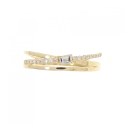 【Sản phẩm mới】Nhẫn kim cương K18YG 0.15CT 671508