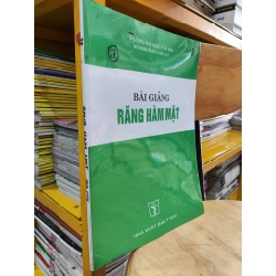 Bài Giảng Răng Hàm Mặt - Bộ Môn Răng Hàm Mặt