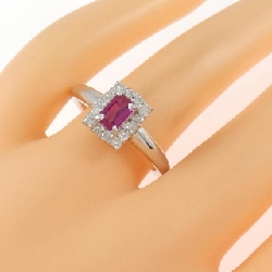 Nhẫn ruby K18WG 0.48CT 665804