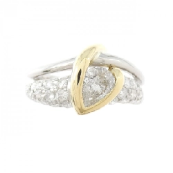 Nhẫn kim cương PT900/K18YG 0.58CT - Hàng hiệu Authentic 853710