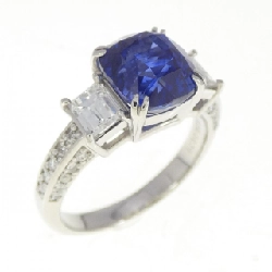 Nhẫn Sapphire PT900 3.56CT xuất xứ Sri Lanka