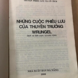 Sách cũ Những cuộc phiêu lưu của thuyền trưởng Wrungel - Song ngữ Anh Việt 305541