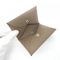 【Sản phẩm chưa sử dụng】Thẻ đựng thẻ Hermes Calvi 044164CK 624959