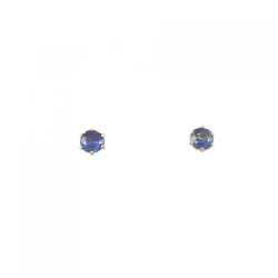 Bông tai Sapphire K18YG 0.20CT - Hàng hiệu Chính hãng