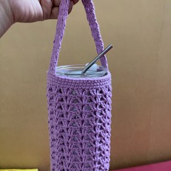 Túi đựng ly nước bằng len 72292