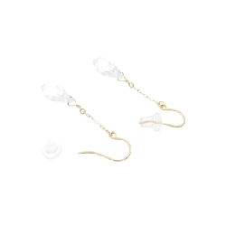 K18YG Cubic Bông tai - Hàng hiệu Chính hãng 875791