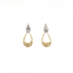 K18YG/PT Bông tai - Hàng hiệu Authentic