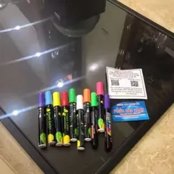 Biển led huỳnh quang, Biển led dạ quang,60x80cm (kèm bút dạ quang) 416647