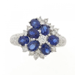 Nhẫn Sapphire 750WG 3.97CT 670610