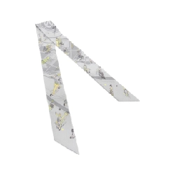 Khăn quàng cổ Hermès EX-LIBRIS LES PARISIENNE 063416S