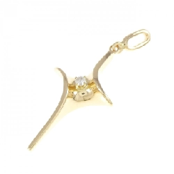 K18YG Kim cương Mặt dây chuyền - Hàng hiệu Chính hãng