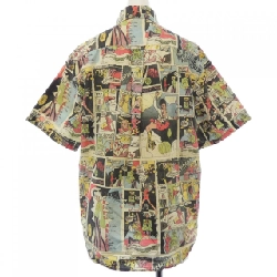 Áo sơ mi ngắn tay PRADA P460CM S181 1QAQ 630862