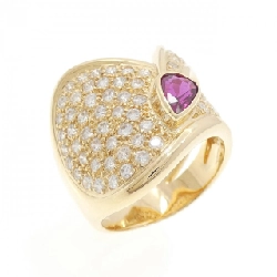 Nhẫn Ruby K18YG 0.82CT