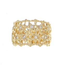 Nhẫn kim cương K18YG 0.20CT - Hàng hiệu chính hãng 847289