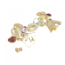 Bông tai đá màu 750YG - Hàng hiệu Authentic 869366