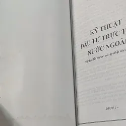 Kỹ thuật đầu tư trực tiếp nước ngoài - GS TS Võ Thanh Thu 688445