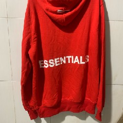 Áo Hoodie Đỏ ESSENTIALS