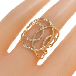 Nhẫn kim cương K18YG 0.16CT 670221