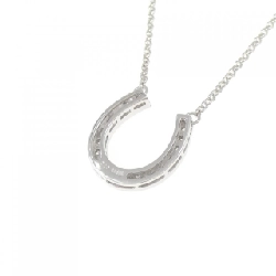 K18WG Móng ngựa Dây chuyền kim cương 0.10CT - Hàng hiệu Chính hãng 856258