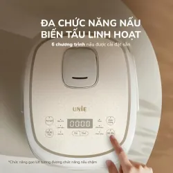 UNIE URC818P – Nồi cơm điện lòng gốm cao cấp cho gia đình Việt 761192