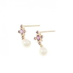 K10YG Đá màu Bông tai - Hàng hiệu Chính hãng 866584