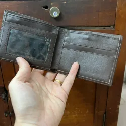 Ví nam nhỏ da bò thật 993348