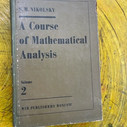 A COURSE OF MATHEMATICAL ANALYSIS VOL 2- S.M. NIKOLAKY