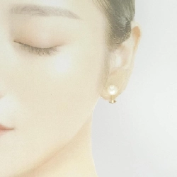 Bông tai ngọc trai Akoya K18YG 8.6mm - Hàng hiệu chính hãng 874135