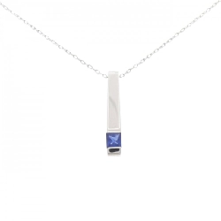 Dây chuyền Sapphire PT900/PT850 0.48CT - Hàng hiệu Chính hãng