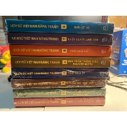 [Phiên Chợ Sách Cũ] Lịch Sử Việt Nam Bằng Tranh (Bộ Dày) ( tập 1 đến 8) - Trần Bạch Đằng-NXB Trẻ 0506