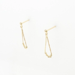 K18YG Bông tai - Hàng hiệu Authentic 874044