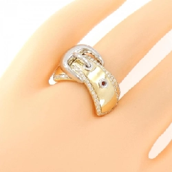 【Sản phẩm mới】Nhẫn kim cương K18YG/PT 0.35CT 668511