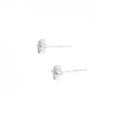 K18WG Bông tai Kim cương Hoa 0.12CT - Hàng hiệu Chính hãng 869910