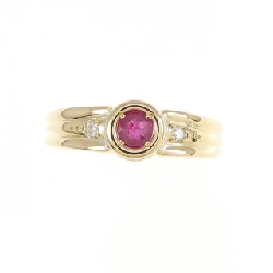 Nhẫn Ruby K18YG 0.17CT 671428