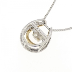 Dây chuyền kim cương PT900/K18YG/PT850 0.181CT - Hàng hiệu Chính hãng 860623