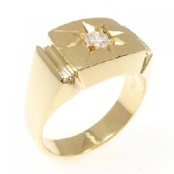 Nhẫn kim cương K18YG 0.208CT