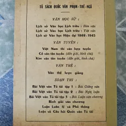 Luận và câu hỏi Quốc Văn tú tài - Phạm Thế Ngũ 708647